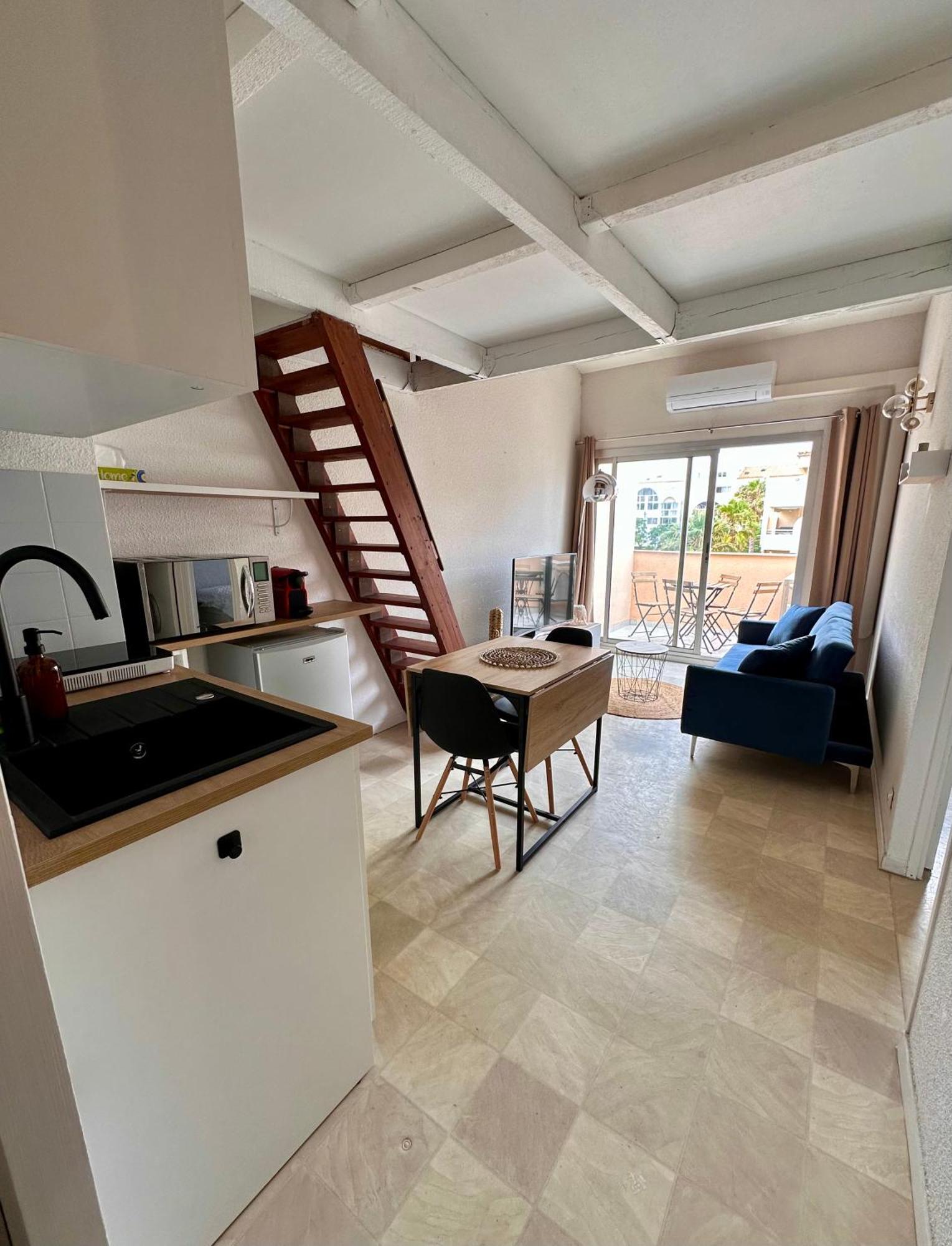 Evasion Setoise - Appartement Avec Balcon Vue Marina, Climatise, Parking - Situe A 200M De La Plage Sète Zewnętrze zdjęcie